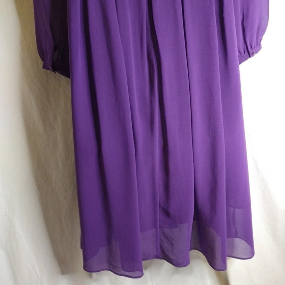 Beautiful Purple Silk Dress💜 - Picture 10 of 11